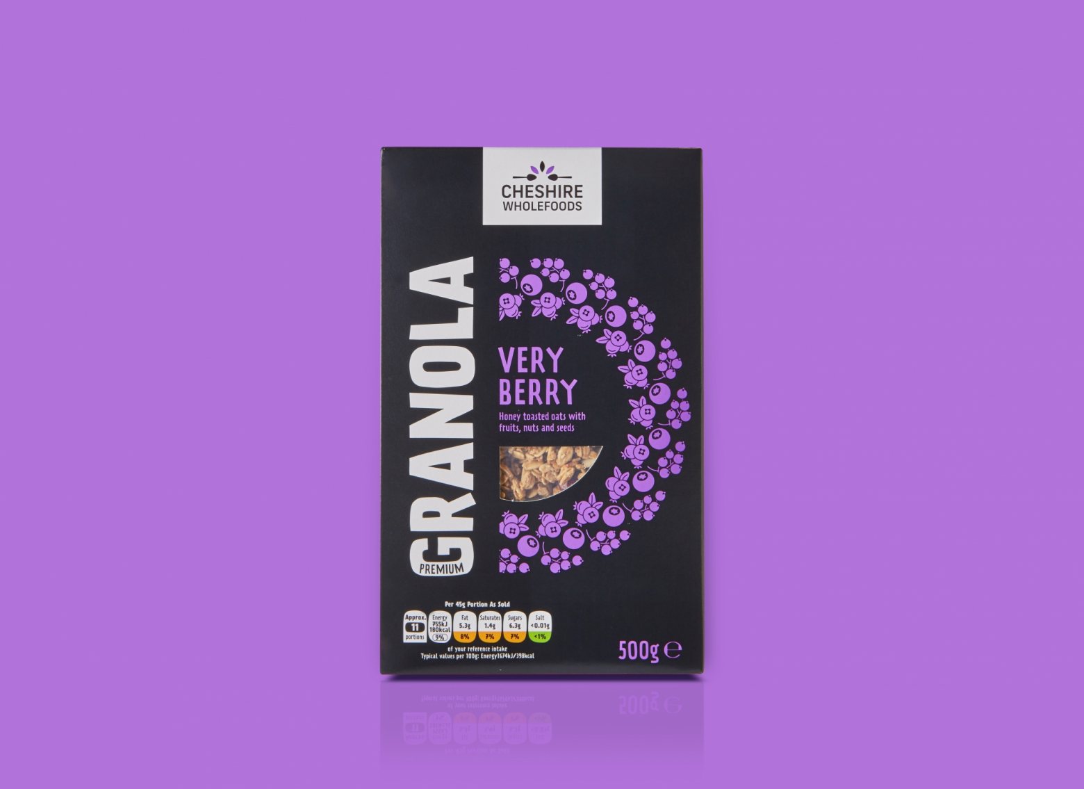 Cheshire Wholefoods Granola Premium Packaging Design