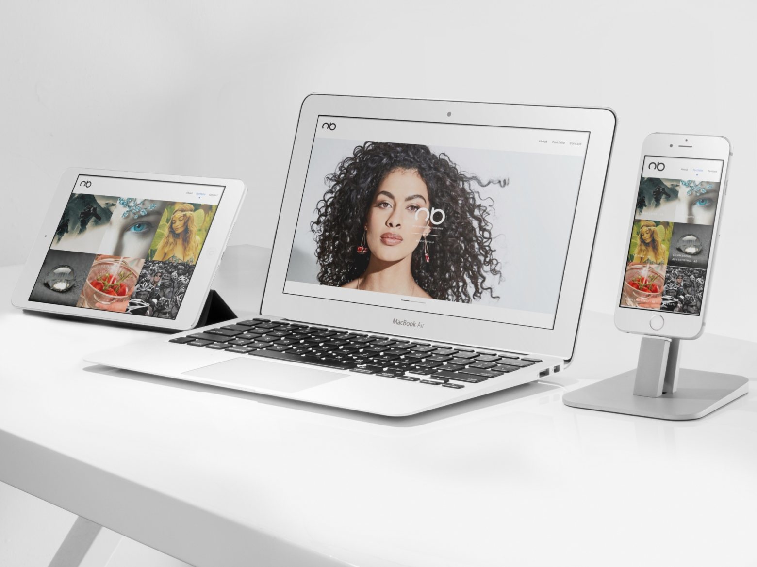 Photography website design